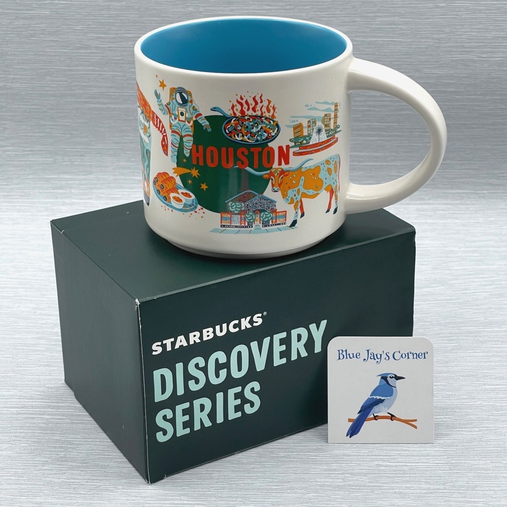 Starbucks Houstonโ Texas Mug Discovery Series Stackable Coffee 2024 14oz